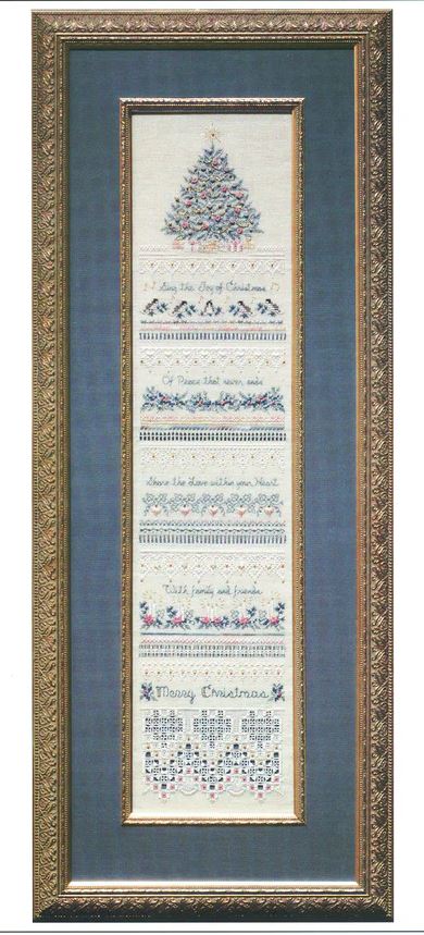 Heirloom Christmas Sampler cross stitch pattern from The Victoria Sampler VS-034