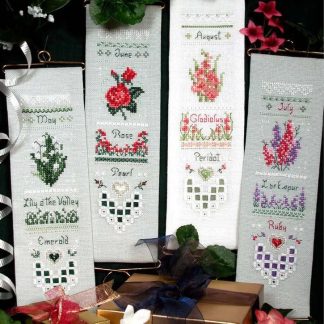 Birthday Bellpulls 3 cross stitch pattern from The Victoria Sampler VS-043