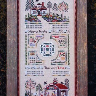 Ravenhill Herb Farm Sampler cross stitch pattern from The Victoria Sampler VS-048