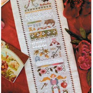 A is for Angel cross stitch pattern from The Victoria Sampler VS-052
