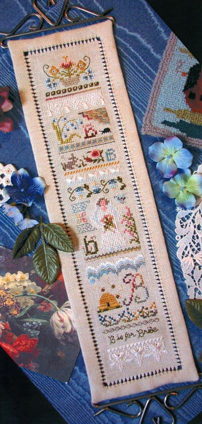 B is for Bride cross stitch pattern from The Victoria Sampler VS-053