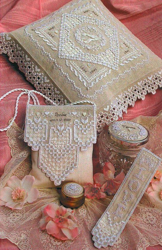 Heirloom Wedding Treasures cross stitch pattern from The Victoria Sampler VS-064