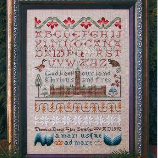 O Canada Sampler cross stitch pattern from The Victoria Sampler VS-065