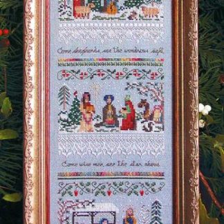 Heirloom Nativity Sampler cross stitch pattern from The Victoria Sampler VS-087