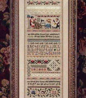 Heirloom Stitching Sampler cross stitch pattern from The Victoria Sampler VS-100