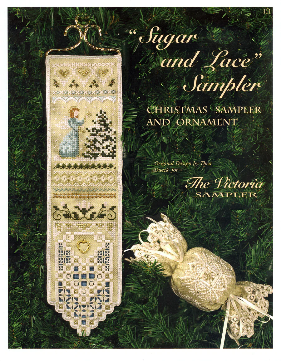 Sugar and Lace Sampler cross stitch pattern from The Victoria Sampler VS-111