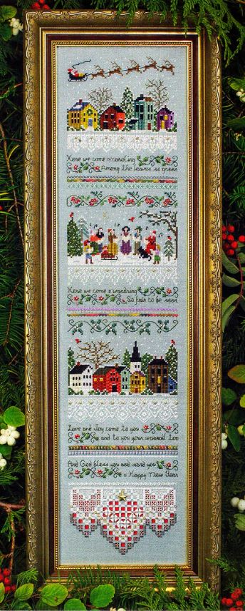 Carol Singers Sampler cross stitch pattern from The Victoria Sampler VS-113