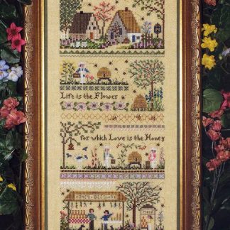 Babe's Honey Farm cross stitch pattern from The Victoria Sampler VS-119