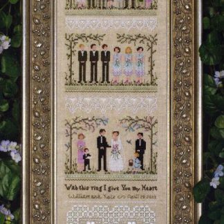 Garden Wedding Sampler cross stitch pattern from The Victoria Sampler VS-126