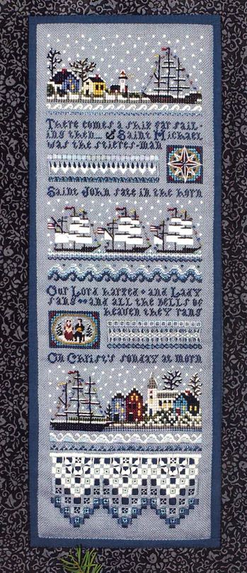Mystic Christmas Sampler cross stitch pattern from The Victoria Sampler VS-150