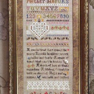 Mothers and Daughters cross stitch pattern from The Victoria Sampler VS-157