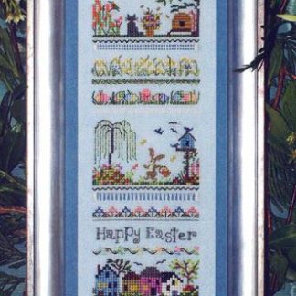 Easter Egg Hunt cross stitch pattern from The Victoria Sampler VS-159