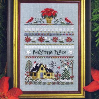 Poinsettia Place Sampler cross stitch pattern from The Victoria Sampler VS-175
