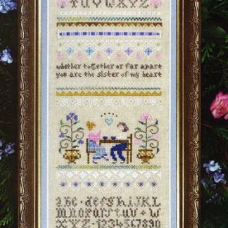 Sister Sampler cross stitch pattern from The Victoria Sampler VS-184