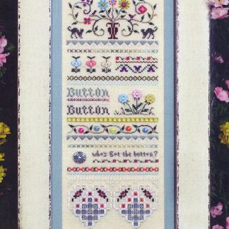 Button Sampler cross stitch pattern from The Victoria Sampler VS-193