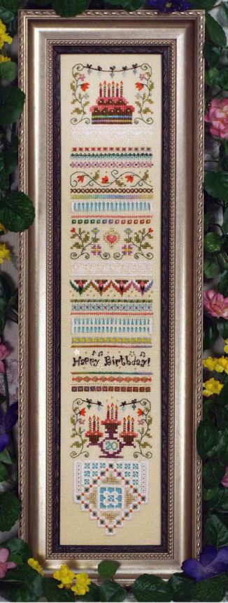 Celebrate Sampler cross stitch pattern from The Victoria Sampler VS-197
