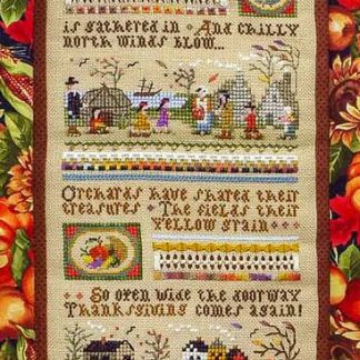 Thanksgiving Sampler cross stitch pattern from The Victoria Sampler VS-199