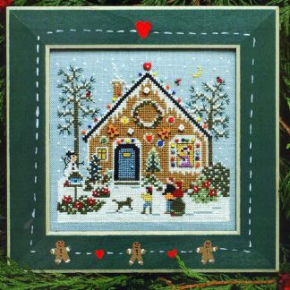 Gingerbread Hollow cross stitch pattern from The Victoria Sampler VS-203