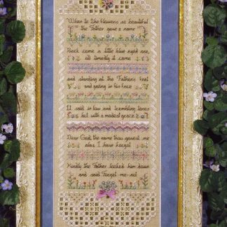 Forget-Me-Not Sampler cross stitch pattern from The Victoria Sampler VS-LR02