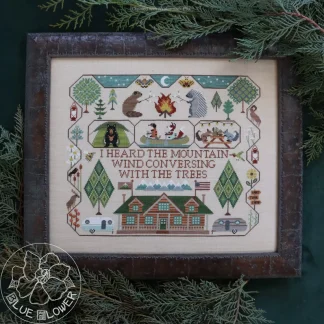 Happy Campers cross stitch pattern from The Blue Flower BF-HAP