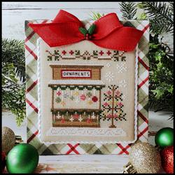 Ornament Stand cross stitch pattern from Country Cottage Needleworks CCN-CM03