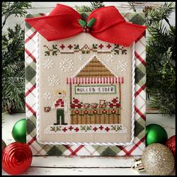 Mulled Cider Stand cross stitch pattern from Country Cottage Needleworks CCN-CM07