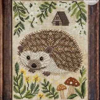 The Hedgehog cross stitch pattern from Cottage Garden Samplings CGS-1136