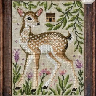 The Fawn cross stitch pattern from Cottage Garden Samplings CGS-1137