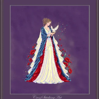 lucia, the Light we Carry cross stitch pattern from Cross Stitching Art CSA-LUC