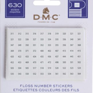 DMC Floss Number Stickers 6103