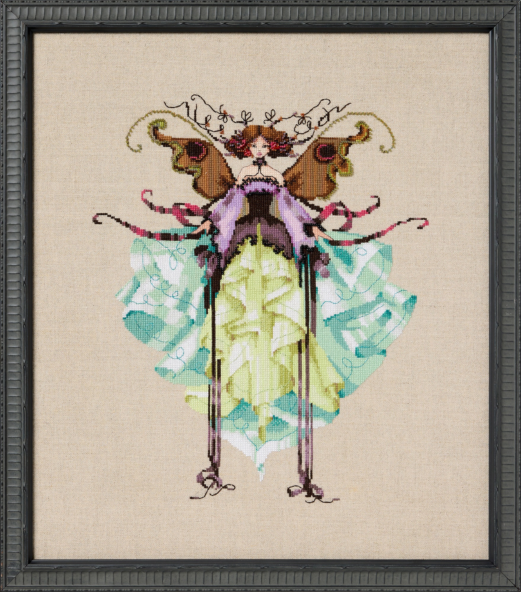The Gatehouse Guardian cross stitch pattern from Mirabilia Designs MD-205
