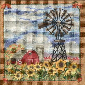 Windmill cross stitch bead kit from Mill Hill MH-142523