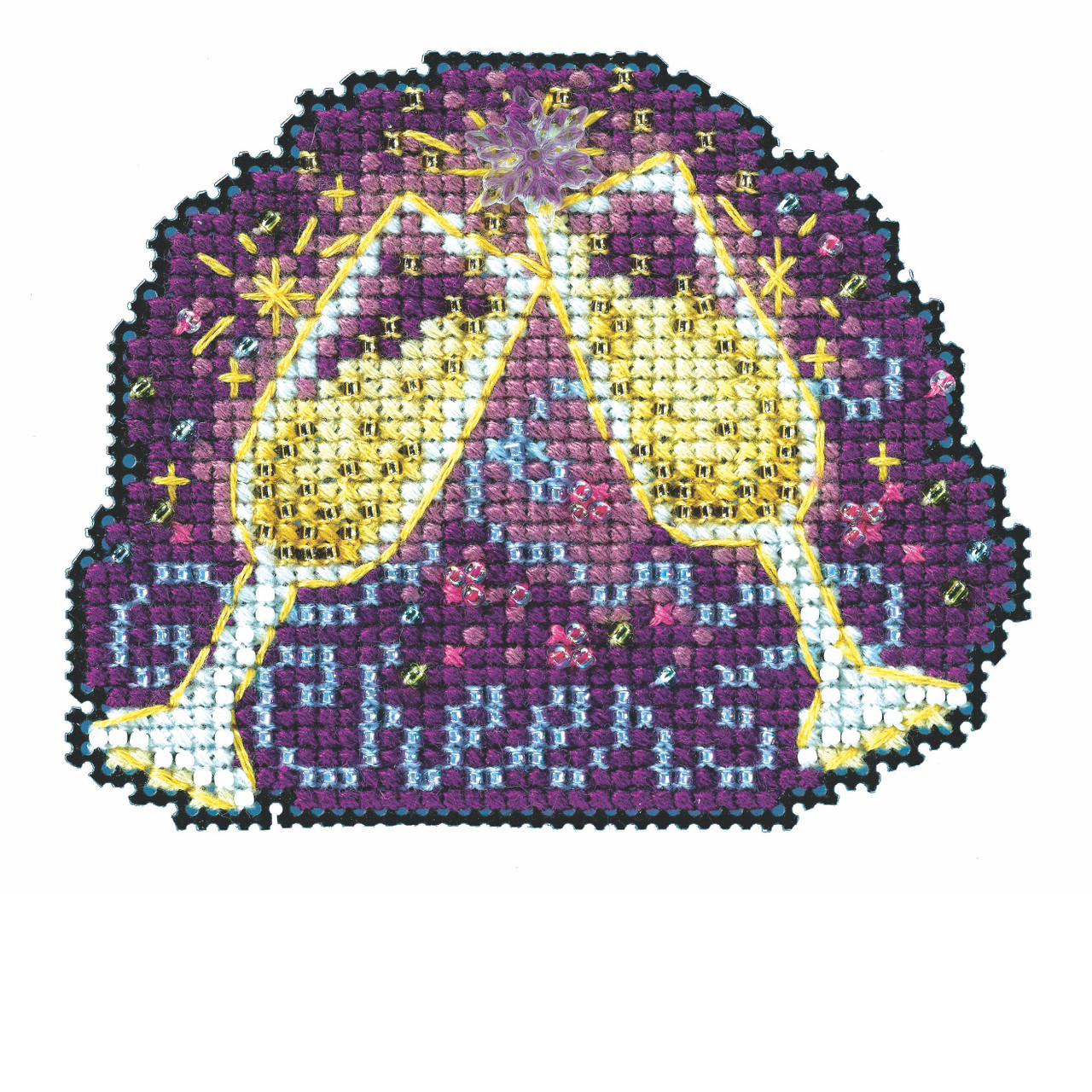 Cheers cross stitch bead kit from Mill Hill MH-182234