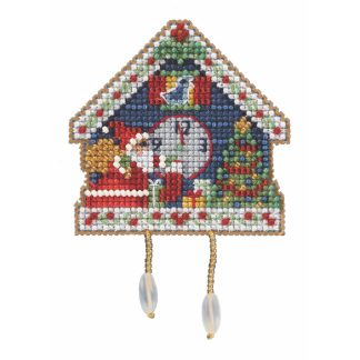 Cuckoo Clock cross stitch bead kit from Mill Hill MH-182235