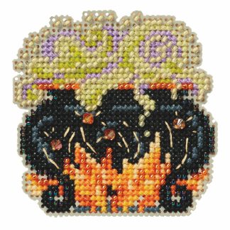 Witch's Cauldron cross stitch bead kit from Mill Hill MH-182425