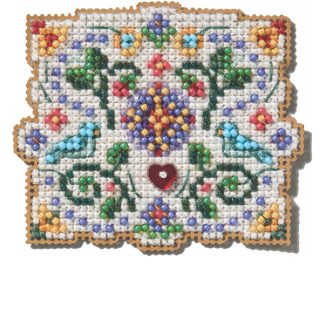 Folk Art cross stitch bead kit from Mill Hill MH-182513