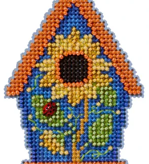 Painted Birdhouse cross stitch bead kit from Mill Hill MH-182615