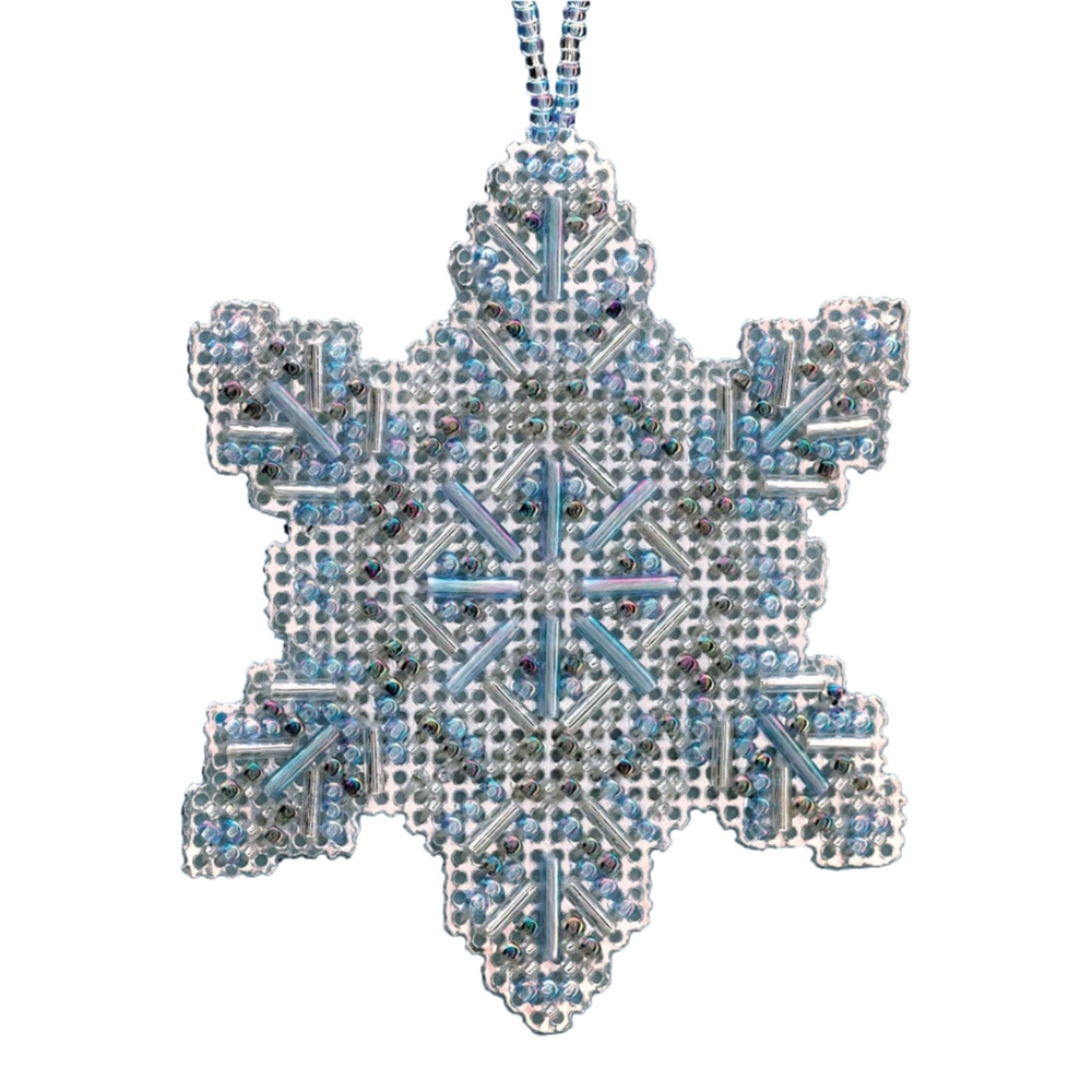 Crystal Snowflake cross stitch bead kit from Mill Hill MH-212011