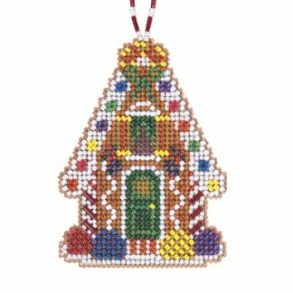 Gingerbread Chalet cross stitch bead kit from Mill Hill MH-212116