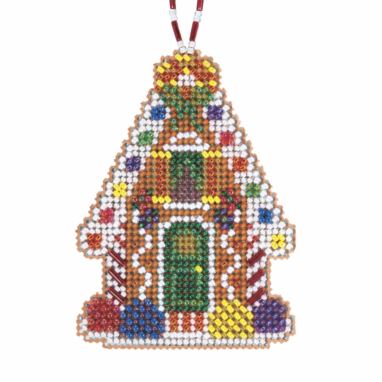 Gingerbread Chalet cross stitch bead kit from Mill Hill MH-212116
