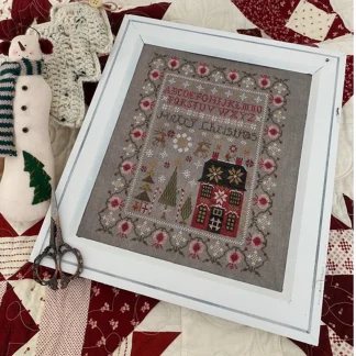 Merry Christmas Sampler cross stitch pattern from Pansy Patch Quilts & Stitchery PPQS-053
