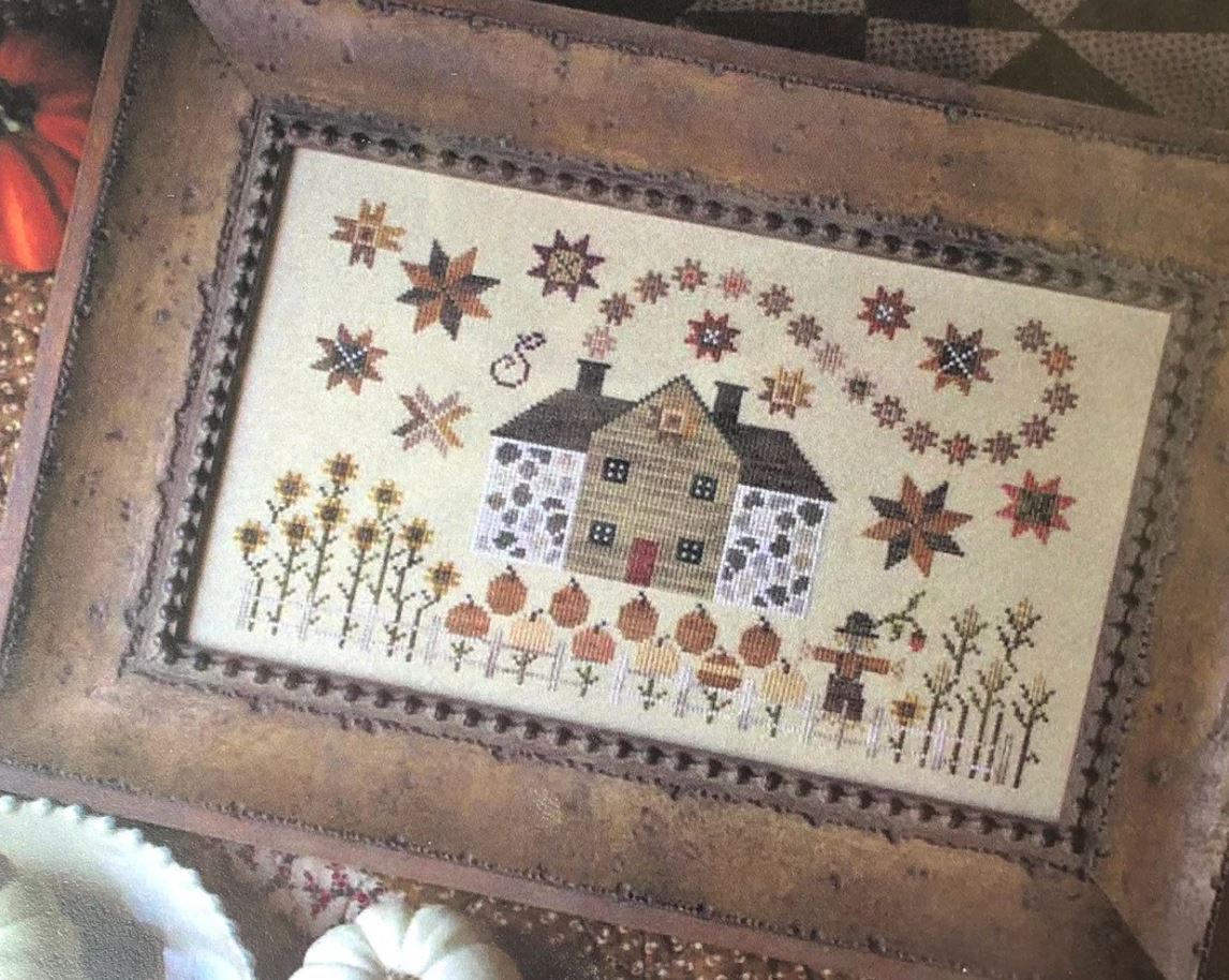 Cinnamon Stars cross stitch pattern from Plum Street Samplers PSS-CIN