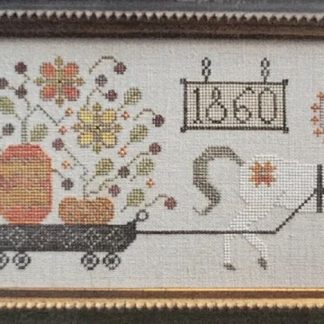 Harvest Delivery cross stitch pattern from Plum Street Samplers PSS-HAR