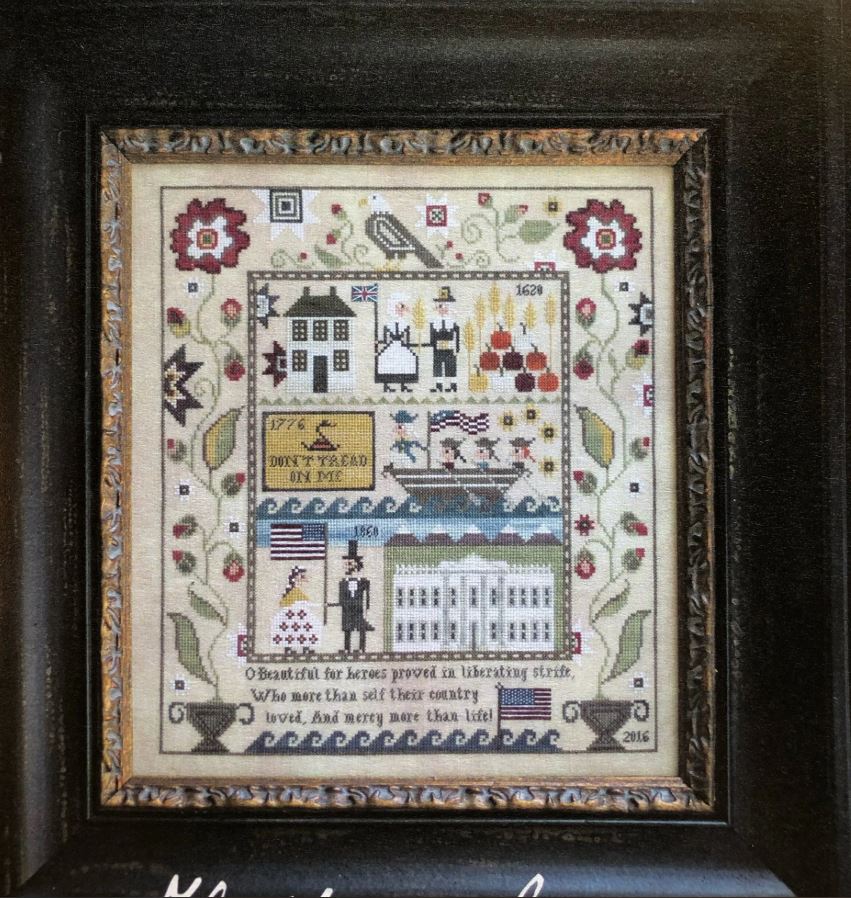 Heritage Sampler cross stitch pattern from Plum Street Samplers PSS-HER