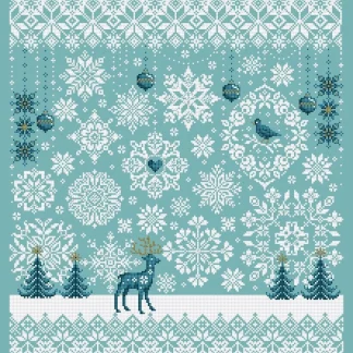 Falling Snow cross stitch pattern from Shannon Christine Designs SCD-FAL