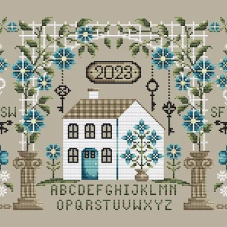 Morning Glory Manor cross stitch pattern from Shannon Christine Designs SCD-MOR