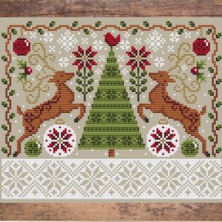 Prancing Through the Snow cross stitch pattern from Shannon Christine Designs SCD-PRA