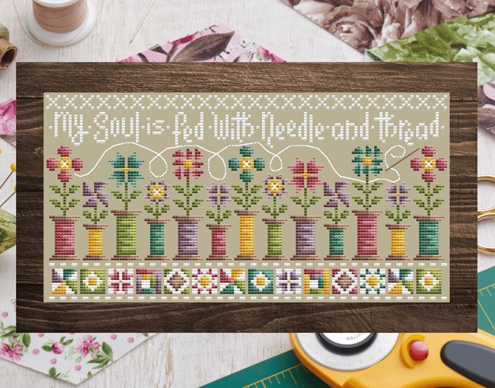 Soul is Fed cross stitch pattern from Shannon Christine Designs SCD-SOU