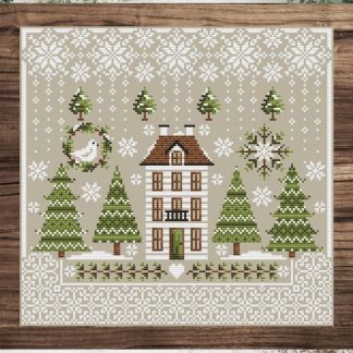 Winter House cross stitch pattern from Shannon Christine Designs SCD-WIN