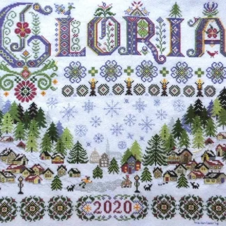 Gloria cross stitch pattern from Tempting Tangles Designs TT-GLO